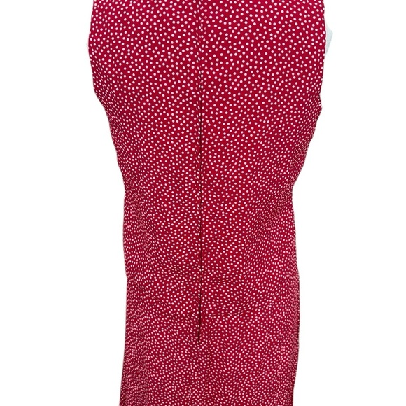 New Coldwater Creek Dress Zip Back Red White
Polka Dot Sleeveless Dress Size 12P - Picture 5 of 8